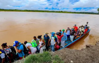 Desplazamiento forzado. Foto: Archivo-Jaime Pérez Munévar