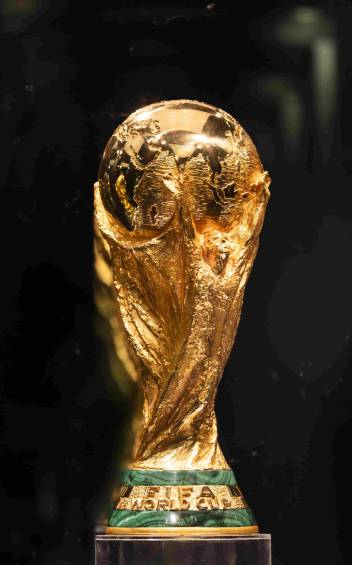 Trofeo oficial de FIFA. FOTO: AFP.
