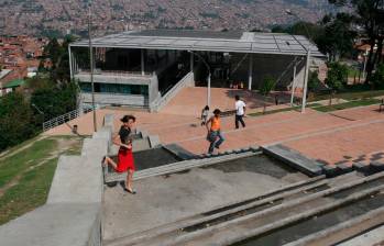 Parque Biblioteca Tomás Carrasquilla La Quintana. FOTO: EL COLOMBIANO