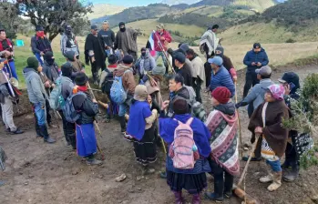 Comunidades indígenas Nasa y Misak, en Cauca. Foto: redes