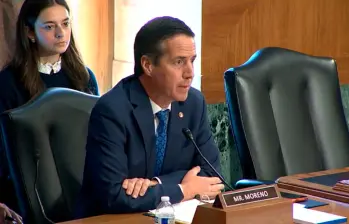 Bernie Moreno, congresista estadounidense de origen colombiano. FOTO: TOMADA DE @berniemoreno.