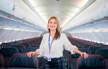 Érika Zarante, CEO de LATAM Colombia, destacó el crecimiento de Medellín dentro de la operación de la aerolínea, que ya representa el 24% de su oferta mensual en el país. FOTO CORTESÍA