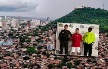 Según la Policía, alias Enano lideraba una avanzada en Cartagena para presuntamente cometer extorsiones y vender drogas ilegales. FOTOS: JULIO CÉSAR HERRERA Y CORTESÍA