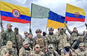 Mercenarios colombianos y de otros países. Foto: cortesía