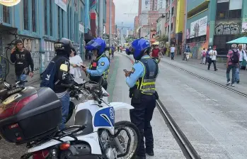 Los operativos de las autoridades de tránsito en los carriles exclusivos del Tranvía y el Metroplús han aumentado el 34%. FOTO: CORTESÍA