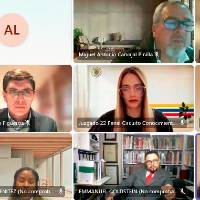 El pasado viernes comenzó la audiencia del caso de Aguas Vivas, la cual continuará en febrero del año entrante. FOTO: TOMADA DE VIDEO