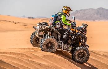 Robledo debutó en Dakar en 2016. Evidencia aprendizaje. FOTO facebook nicolás robledo
