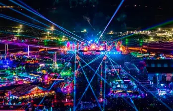 La edición más reconocida del EDC es la realizada en Las Vegas. FOTO Tomada de @edc_lasvegas