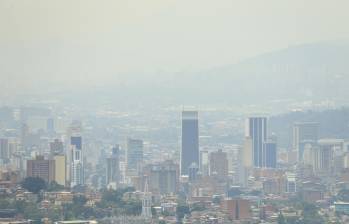 Descripción: Contaminación del medio ambiente de Medellín. Fecha de evento: 01/03/2024. Foto: Jaime Pérez Munévar