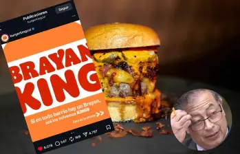 La promoción de los Brayan impulsó a Burger King Colombia, ventas de hamburguesas crecieron 373%, tras la polémica por las declaraciones del presidente Petro. FOTO: Colprensa y redes.