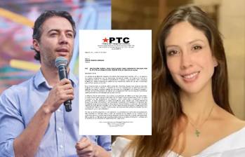 Daniel Quintero y su esposa Diana Osorio, quien es avalada por el partido PTC para aspirar a la presidencia. Fotos: cortesía