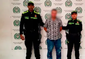 Las autoridades capturaron a este padre de familia en la zona urbana de Yarumal, una semana después de la agresión. FOTO: CORTESÍA