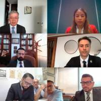 El juez silenció el micrófono de Quintero por sus múltiples interrupciones. FOTOS Captura de video