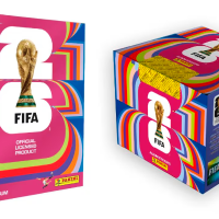 El Álbum de Panini del Mundial 2026 y la caja de láminas. FOTO PANINI