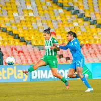 Imágenes de la derrota de Nacional femenino frente a Millonarios. FOTO @naloficialfem