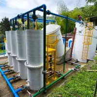 Aspecto de las obras entregadas en la planta de potabilización de agua de la vereda Manzanillo de Altavista, en Medellín. FOTO: Cortesía Alcaldía de Medellín