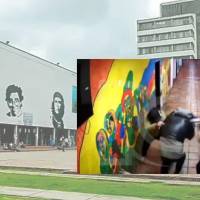 Así fue el ataque a jóvenes líderes estudiantiles en la Universidad Nacional sede Bogotá. FOTOS: Cortesía y redes sociales
