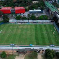 Así luce el estadio Cincuentenario para el duelo entre Águilas y Pasto. FOTO MANUEL SALDARRIAGA 