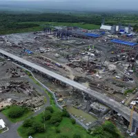 Puerto Antioquia ya está en un avance del 95% en su obra civil y se proyecta que se ponga en marcha en noviembre de este año. FOTO Manuel Saldarriaga