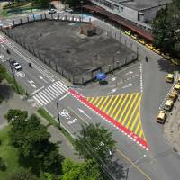 Así quedó el sector tras la intervención hecha por la Secretaría de Movilidad. FOTO: Cortesía