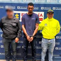 Este es Kevin Andrés Sarmiento Garcés, quien era la pareja sentimental del estilista, un hombre de 55 años, al que habría asesinado al interior de su vivienda. FOTO: Cortesía Fiscalía General de la Nación.