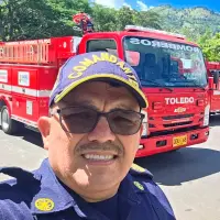 Deiby Arboleda había posicionado al cuerpo de bomnberos voluntarios de Anorí como uno de los mejores del Nordeste. FOTO: CORTESÍA