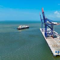 Las pruebas en Puerto Antioquia se limitan a movimientos internos y marítimos, por lo cual no implican el embarque de carga de exportación ni el ingreso de mercancías por la puerta principal. FOTO: CORTESÍA