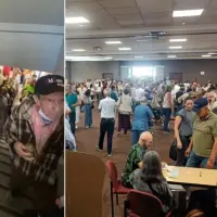 El centro comercial indicó que la Registraduría asignó el puesto dentro del complejo. FOTO: Redes sociales / Cristian Álvarez B.