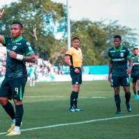 El futbolista cordobés Alfredo Morelos es uno de los mejores delanteros que tiene el fútbol colombiano. Es figura de Nacional. Foto: tomada del x de Atlético Nacional 