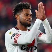 Miguel Ángel Borja, quien anotó 62 goles con River, está cerca de ser nuevo jugador de Cruz Azul. FOTO: AFP