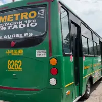 El bus estaba en el sector Estadio, cerca a la Estación el metro, en la carrera 68 con calle 45. Fue inmovilizado y llevado a los patios del Tránsito. Foto: Cortesía.