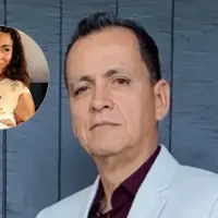 En la foto, Luis Alberto Rendón, papá de Greeicy Rendón, junto a la artista. Foto: redes sociales