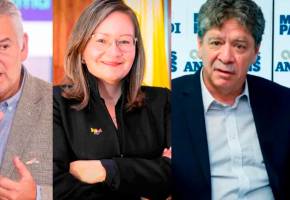 Jaime Alberto Cabal, presidente de Fenalco (izq.), y Bruce Mac Master, presidente de la Andi (der.), rechazaron las solicitudes de información de la Superintendencia de Industria y Comercio (SIC), que lidera Cielo Rusinque, a las empresas.