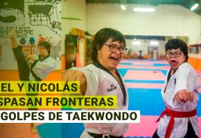 Daniel y Nicolás traspasan fronteras con golpes de Taekwondo