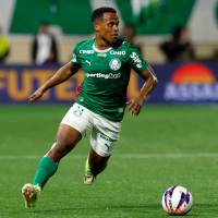 Jhon Arias suma 90 minutos con Palmeiras en cuatro partidos en los que ha ingresado al campo. FOTO TOMADA X@Palmeiras