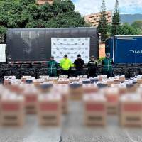Las autoridades incautaron en las últimas dos semanas más de 300.000 cajetillas de cigarrillos de contrabando provenientes de Paraguay, China y Corea del Sur. FOTO: CORTESÍA POLICÍA FISCAL Y ADUANERA