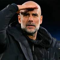 Guardiola ya suma diez años en el Manchester City, el club en el que ha durado más años. FOTO AFP