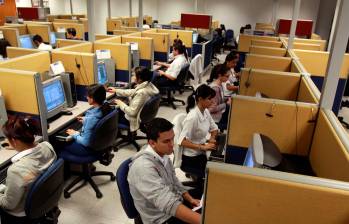 Medellín tiene ofertas laborales en sectores como ventas, call center, telemercadeo y BPO, entre otros. FOTO: Julio César Herrera