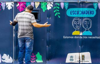 La Secretaría de Salud ya tiene 62 Escuchaderos regados por toda la ciudad. Foto: El Colombiano