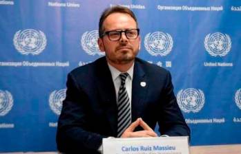 Carlos Ruiz Massieu es el representante del secretario general de la ONU en Colombia. FOTO EFE