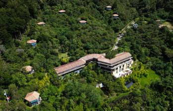A menos de 30 minutos del casco urbano de Marinilla, Cannúa Lodge ofrece una “experiencia excepcional”, según la Guía Michelín. FOTO Manuel Saldarriaga.