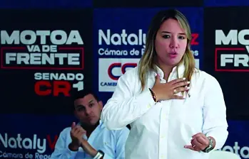 Vélez, candidata a la Cámara por Antioquia del partido Cambio Radical con el número 102. FOTO: Tomada de redes sociales