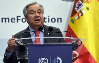  Desde la COP16, António Guterres se refirió a al planteamiento del presidente Gustavo Petro sobre la compra estatal de hoja de coca a los campesinos. FOTO: AFP