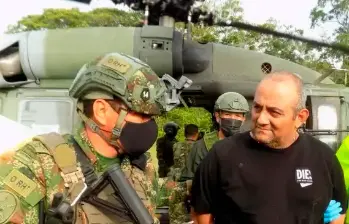 Dairo Antonio Úsuga David (“Otoniel”), capturado en 2021 en Colombia y sentenciado a 45 años de cárcel en Estados Unidos. FOTO: CORTESÍA DE POLICÍA.