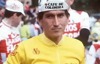 ‘Lucho Herrera’, el campeón de la Vuelta a España en 1987, salpicado por caso de víctimas de desaparición forzada. FOTO: ARCHIVO