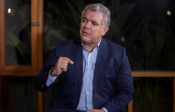 Iván Duque, expresidente de Colombia, arremetió contra los líderes progresistas. FOTO: EL COLOMBIANO