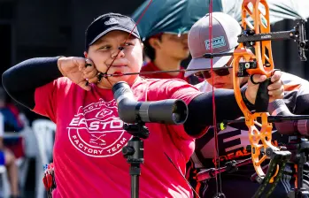 Alejandra Usquiano es en la actualidad la mejor arquera de Colombia en el ranking mundial. FOTO Jaime Pérez