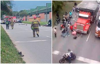 Algunas imágenes de los hechos han sido enviadas por medio de redes sociales. FOTOS Captura de video Denuncias Antioquia