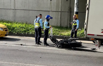 Imagen ilustrativa de un accidente de tránsito en Bello. Foto: Camilo Suárez