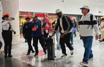 Esta es la única imagen que, de momento, se tiene sobre la llegada de Miguel Ángel Borja a México. FOTO: Tomada de X @FabanReyes